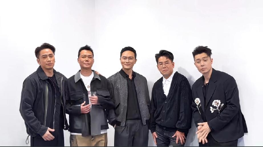 张智霖谢天华这群大湾仔在一起好搞笑陈小春突然跳出来，被其他人赶走重新拍。这