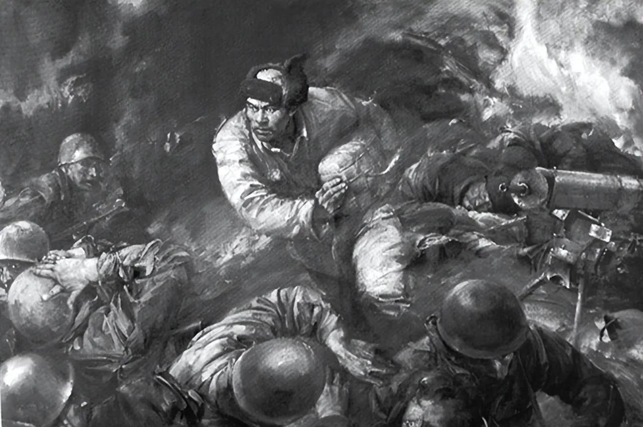 1951年，志愿军“战斗英雄”于水林炸掉了2辆美军坦克，即使右臂被打成重伤他依