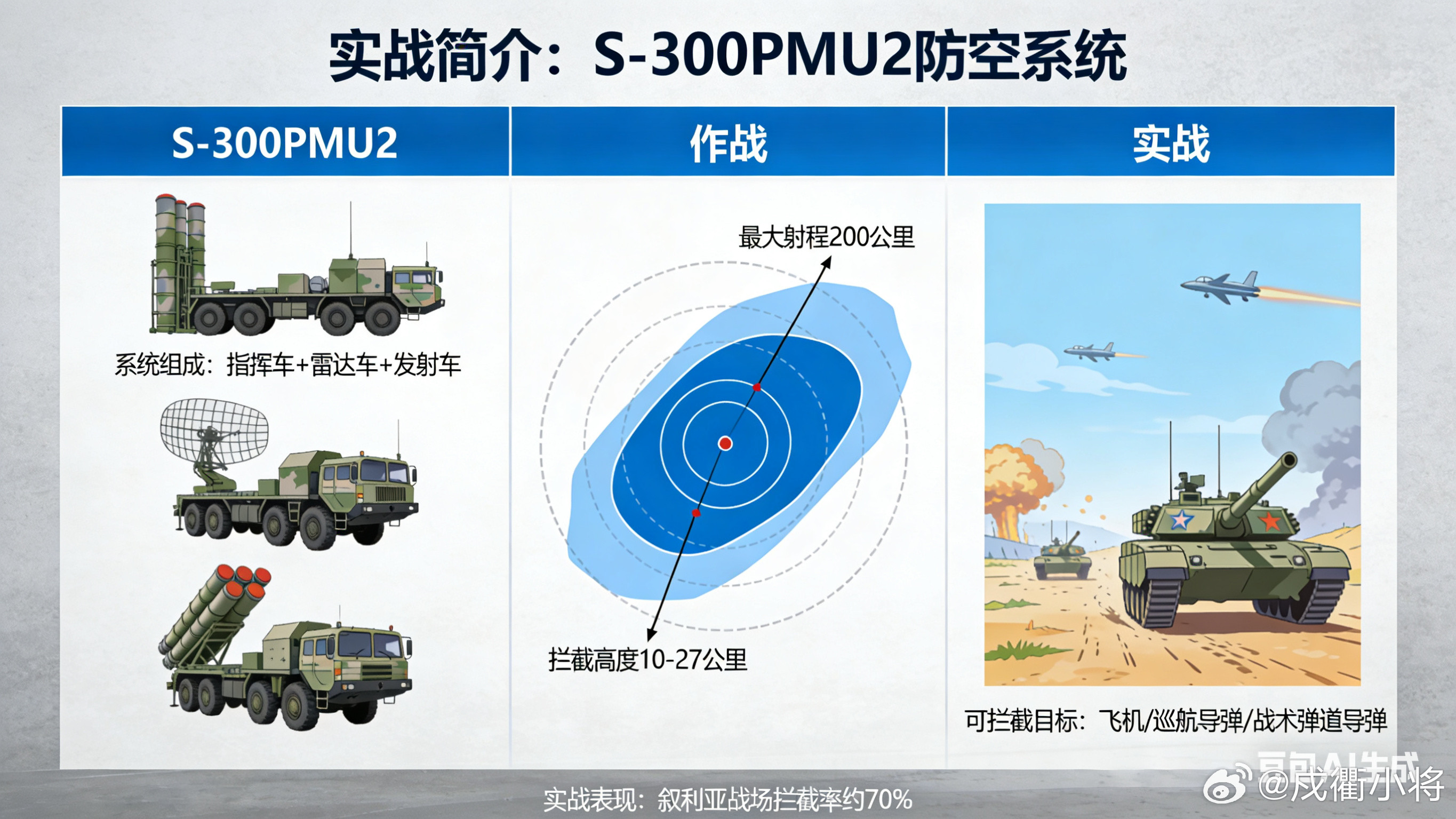 S‑300PMU2（北约代号SA‑20B）是俄罗斯1997年推出的远程防空系统，