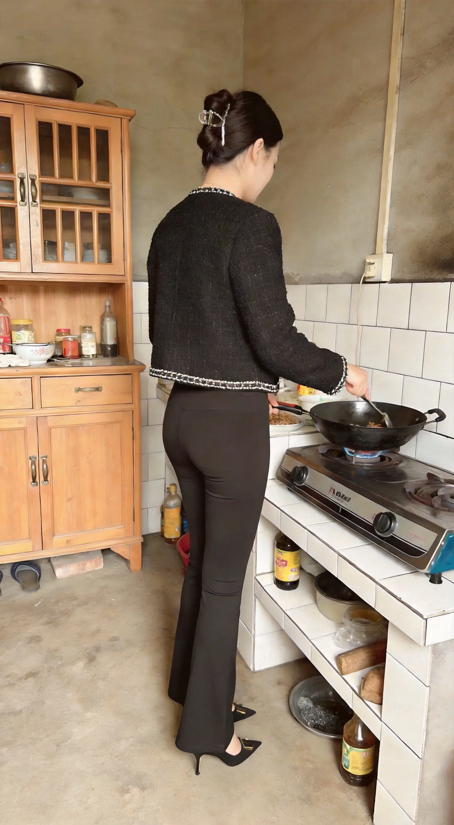 山里姑娘 会做饭的女人 我的乡村生活 我的农村生活 农村柴火饭