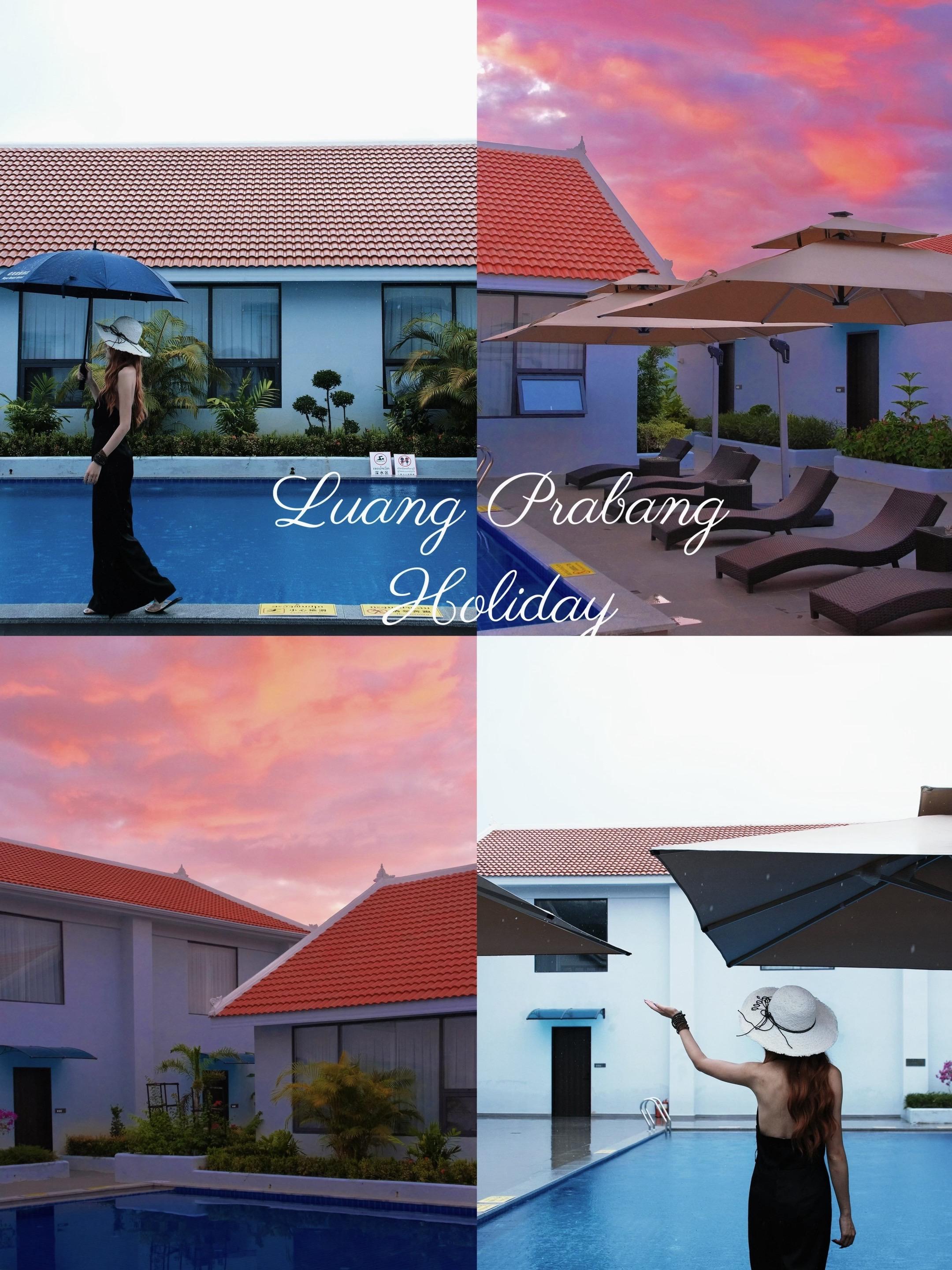 琅勃拉邦舒适的度假酒店。勃拉邦3天3晚的旅行， 选择了同一家度假🏖️...