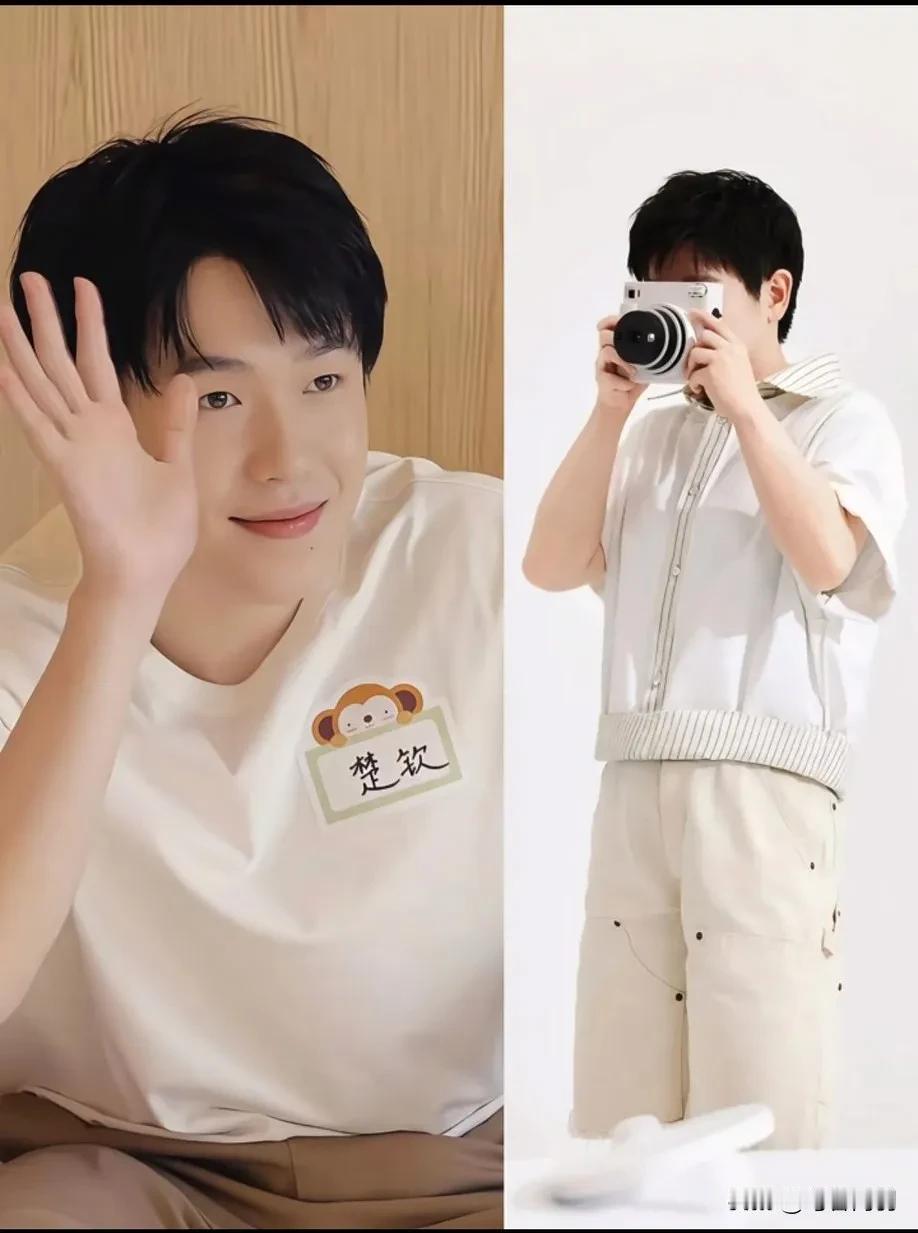 妹宝:来！头哥！看镜头！头哥:嗨～～～小豆包，你不会五年后还这样吧妹
