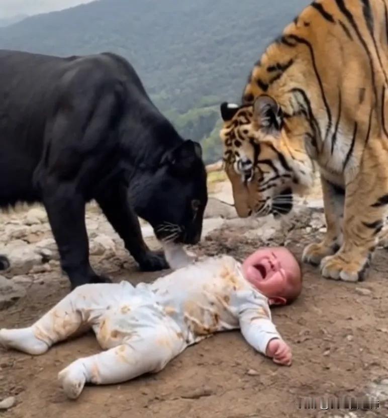 全网都惊呆了。今天小李去山上砍柴的时候，突然听到有婴儿的哭声，他循着婴儿的哭声找