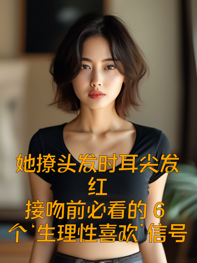 她撩头发时耳尖发红？接吻前必看的6个‘生理性喜欢’信号