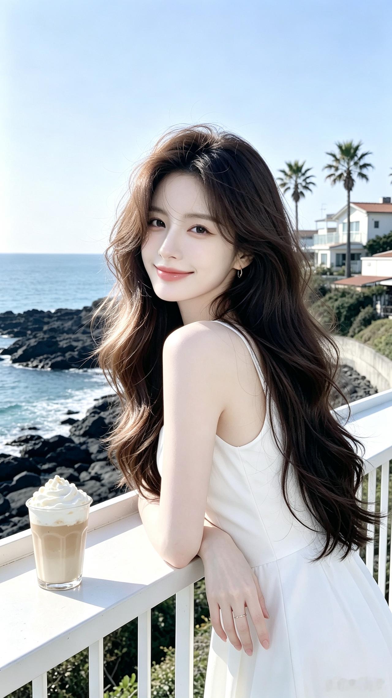 少女风写真照气质型美女穿搭