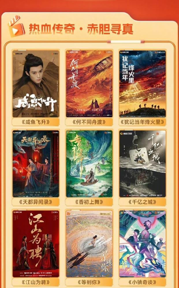 芒果一口气宣了89部大剧！芒果真有钱啊，影视寒冬，爱奇艺和腾讯现在都减少项目拍