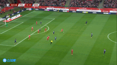 世预赛波兰1：1战平荷兰，波兰打进的第一个进球真的很经典，这就是现代足球的趋势：