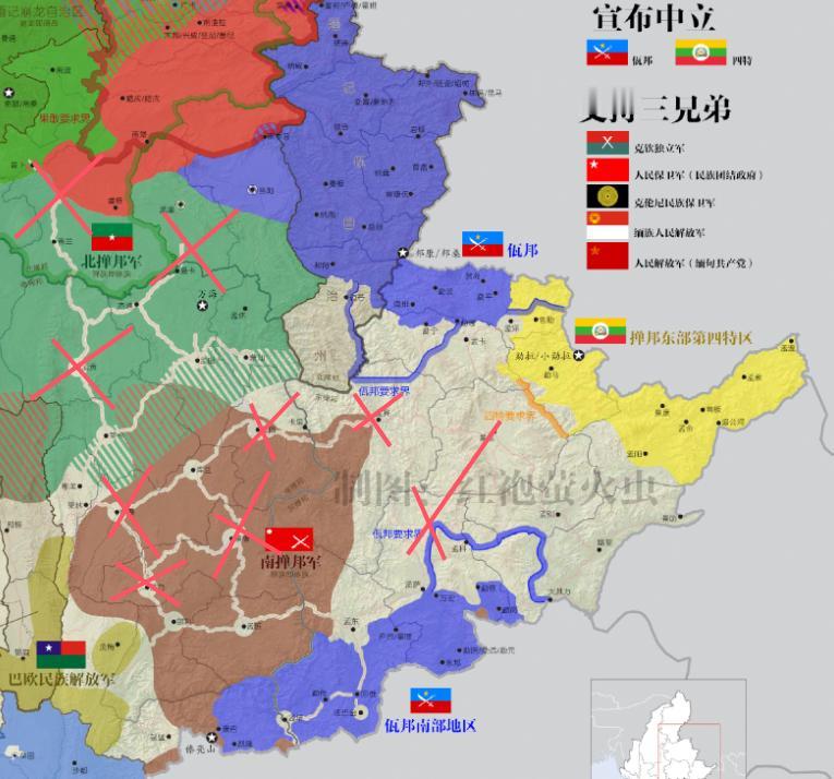 缅甸军政府缺钱就扣货车！缅甸政府军在缅北和缅东地区，大量的查库货车，要求交税