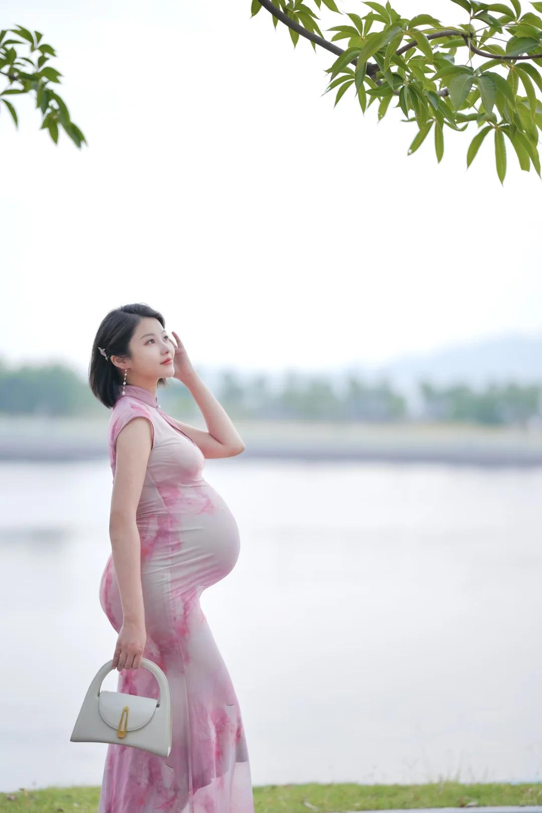 33周孕肚裹进旗袍也太绝了！果然中式浪漫永远不会输！旗袍什么材质的最好旗袍到底