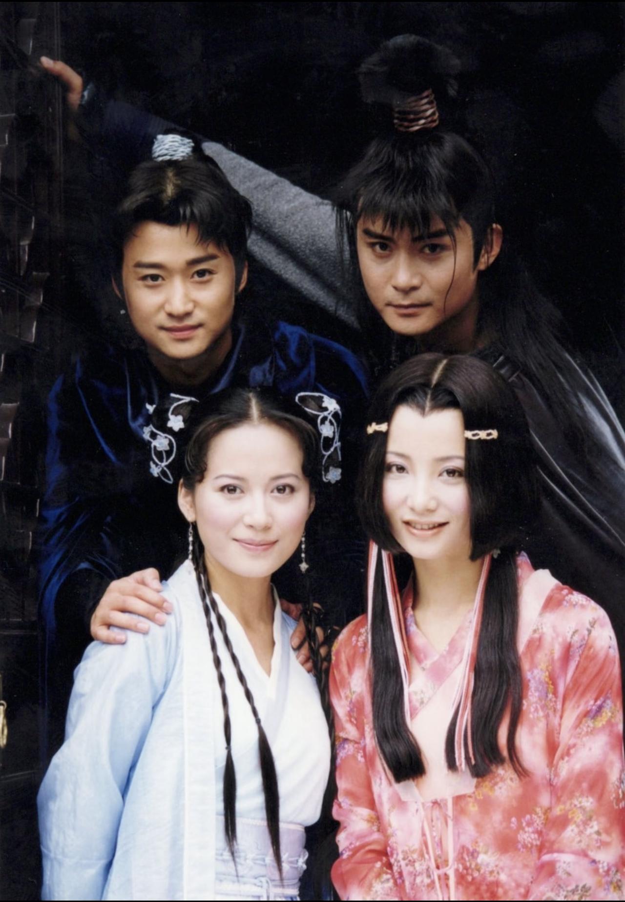 吴京年轻时的古装剧照，吴京早期饰演的武侠角色，真的很经典好看。2001年，由