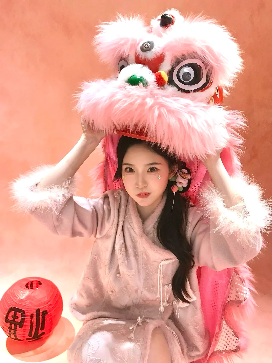 女儿心总如水～卢昱晓同款新年写真我拍啦