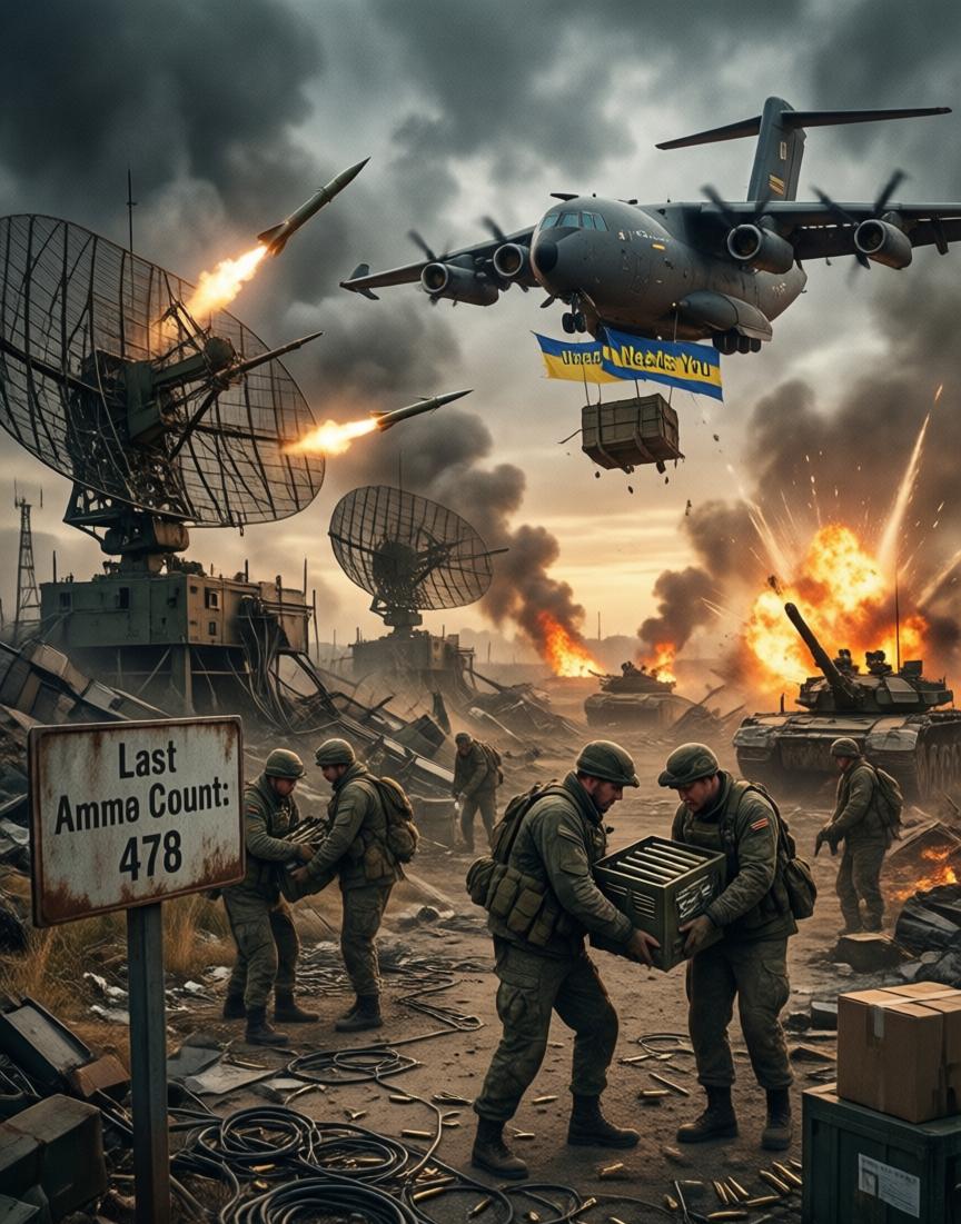 弹药告急！中东一把掏空援乌库存，乌克兰的天空快撑不住了。美国和盟友最近在中东