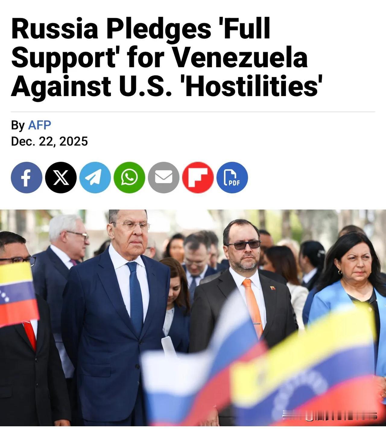 12月22日，俄罗斯承诺“全力支持”委内瑞拉对抗美国。不到两周后，特朗普推翻委内