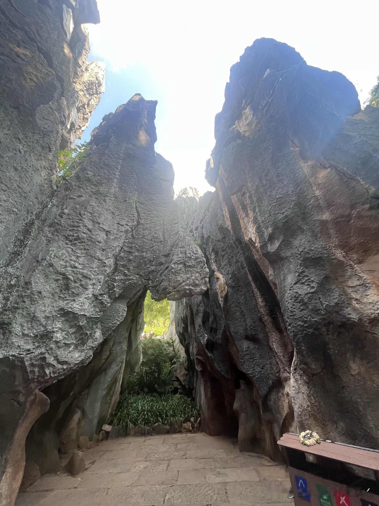 今日打卡圣地：云南昆明石林以前总觉得石林没啥好玩的，来了才发现是“真香