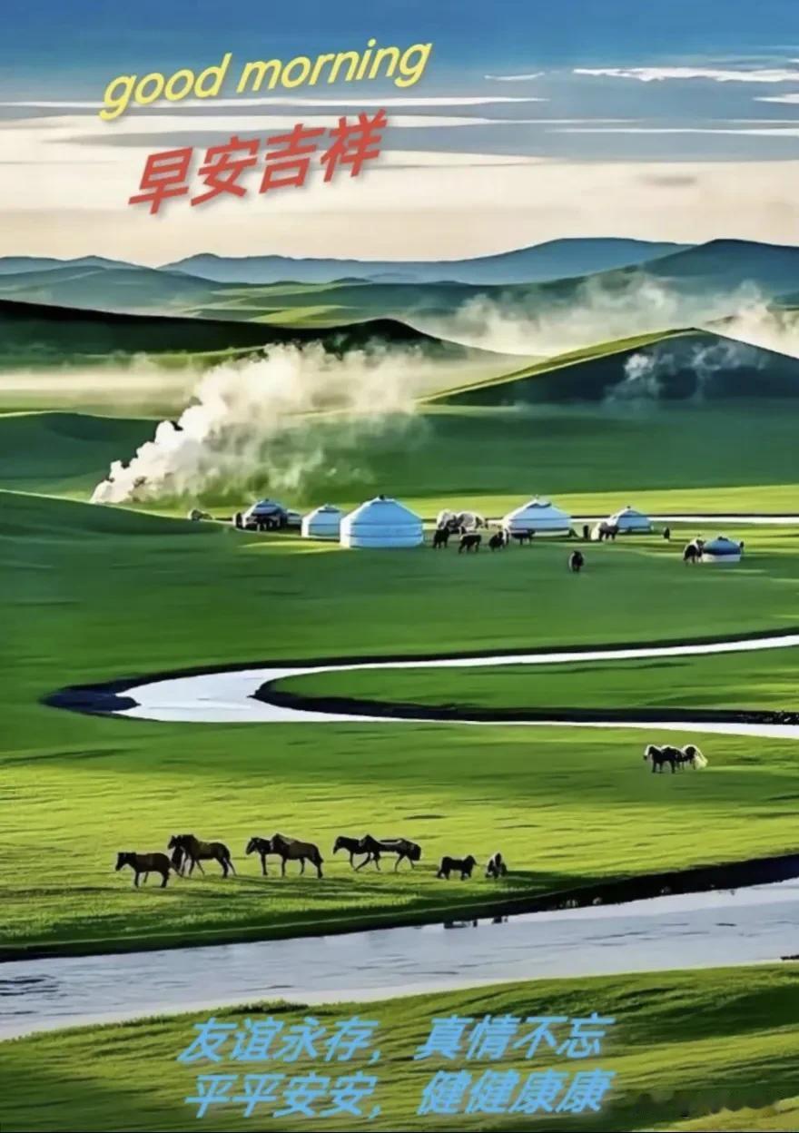 早安，清晨携温柔而来，愿你一天轻松自在，事事顺心。