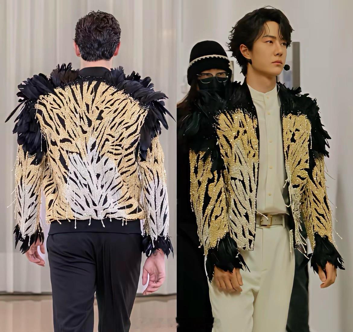 这件衣服也就王一博穿好看感觉已经超越模特了买家秀完胜卖家秀