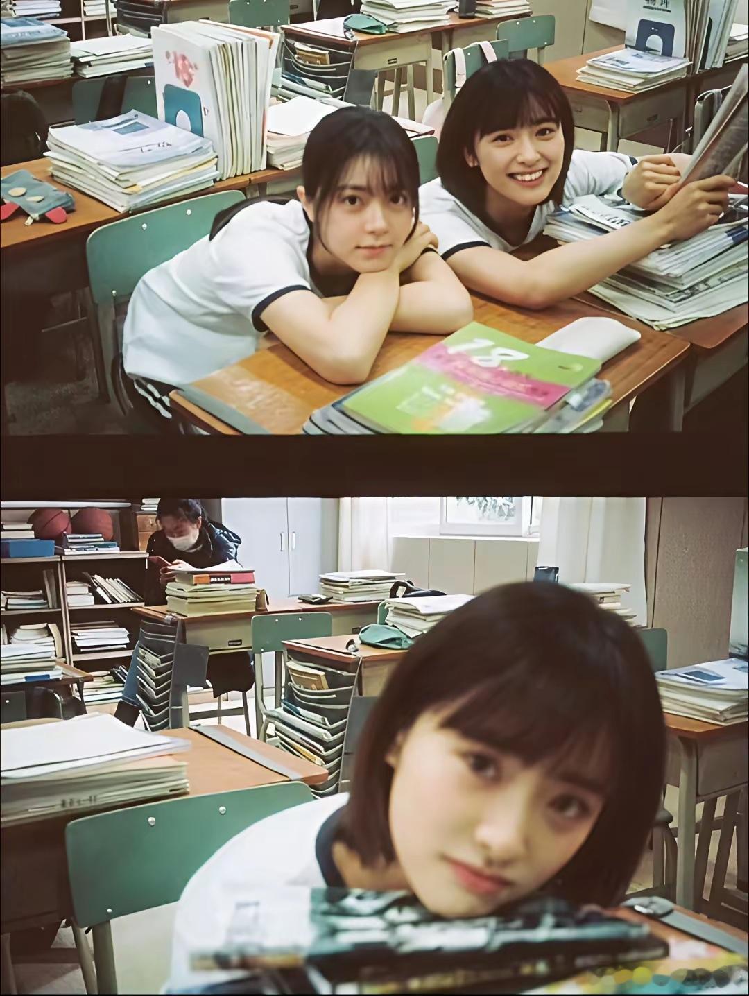 果然能进娱乐圈的都不是普通人!沈月单看平平无奇，但合照竟然如此美丽!磁场干净的两