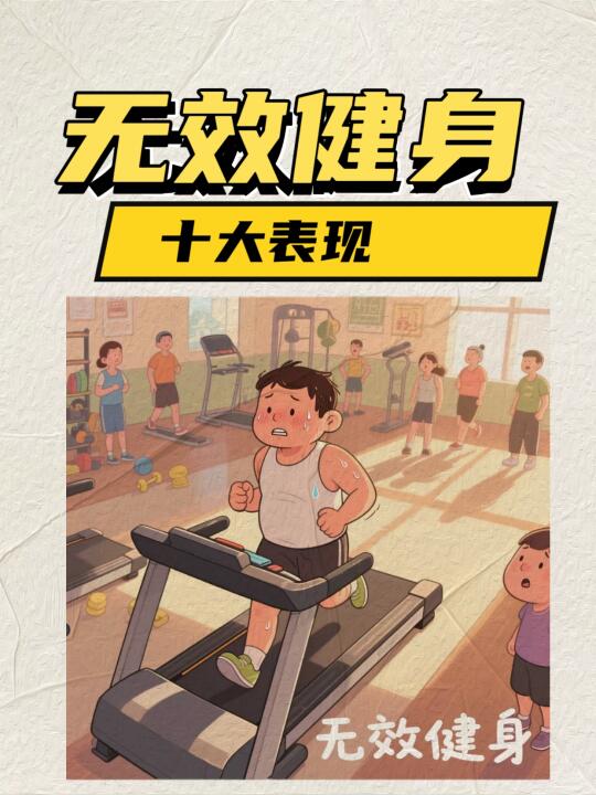 无效健身十大表现，你中招了吗？