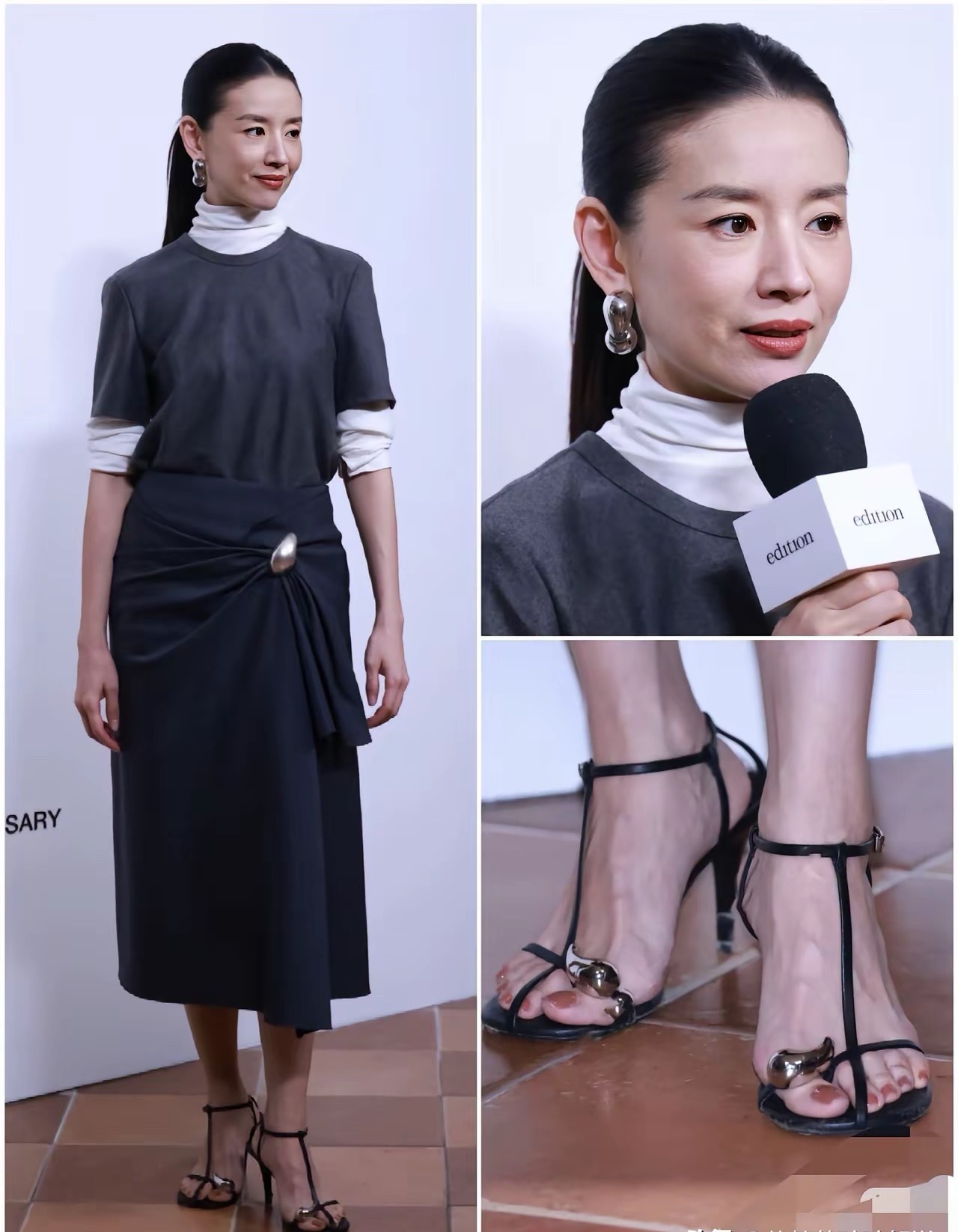 张艺谋女郎出奇的相似看看董洁和章子怡简直就是同一模子刻画的董洁的侧颜简直绝了毕竟