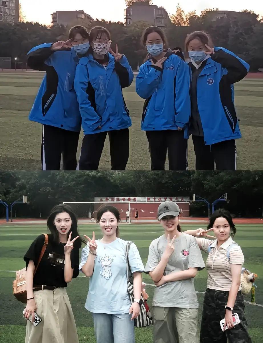 大家瞅瞅，谁的变化最大？谁变的最更漂亮了？[大笑][大笑][大笑]