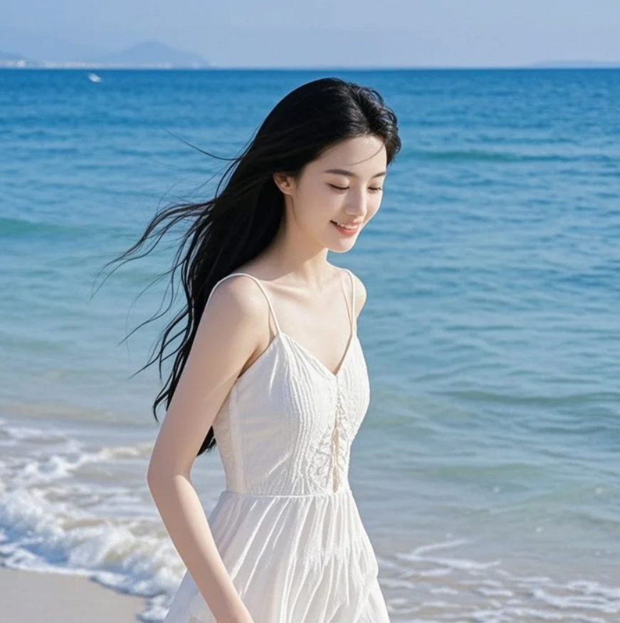 谁说旅行一定要有人陪？我跟大海就很甜。