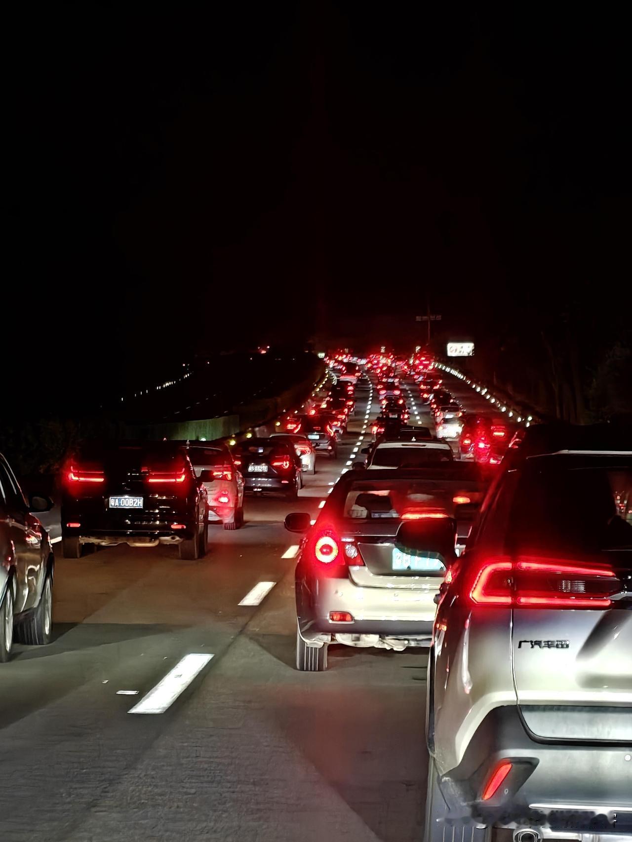 谁懂啊家人们！返程堵到怀疑人生本来想着早点走能避开堵车结果好家伙全中国