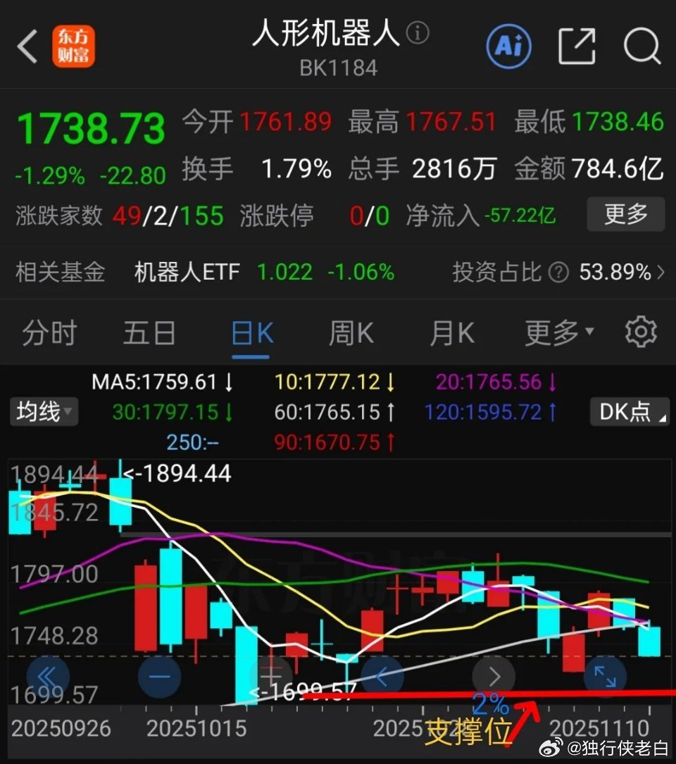 11.10人形机器人基金估值连续下跌，出现恐慌，怎么办？人形机器人最近