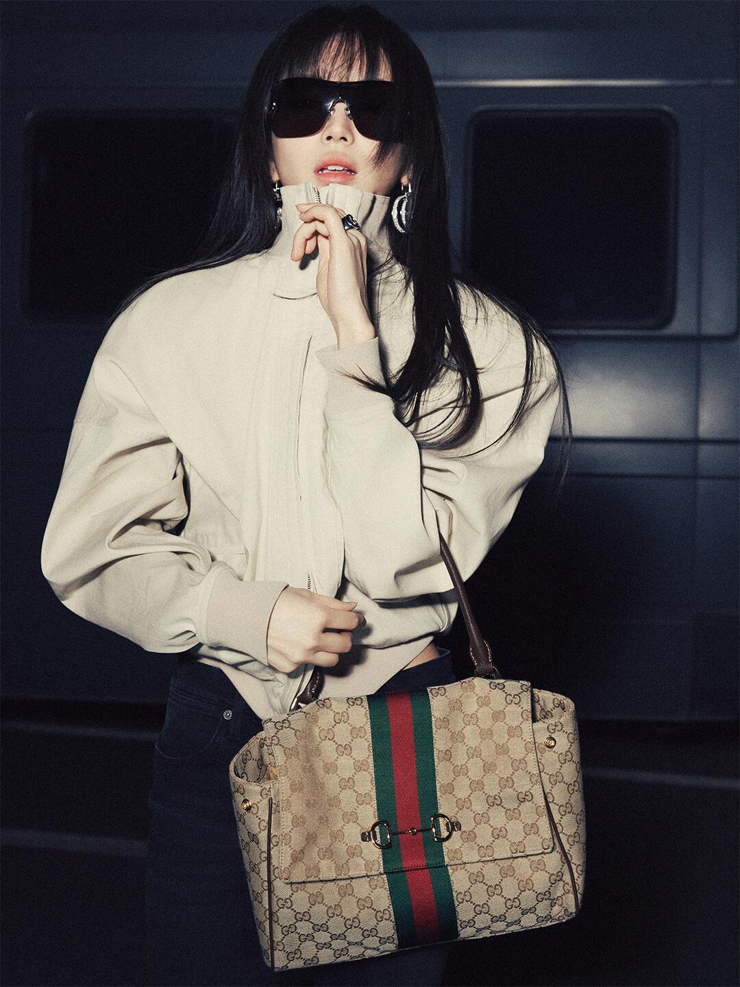 田曦薇×Gucci品牌好友全新Gucci大片，一袭Generation