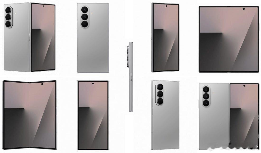【三星GalaxyZFold7配色曝光！影银新色首曝】消息源6月25日分享G