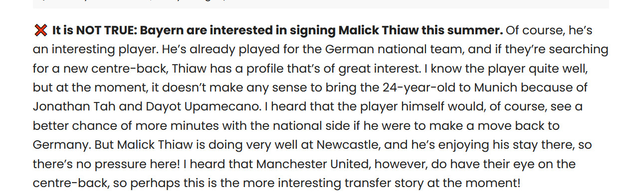 图片报的法尔克再文章里谈及佳夫拜仁将这位24岁的球员带到球队似乎并不明智。不过，