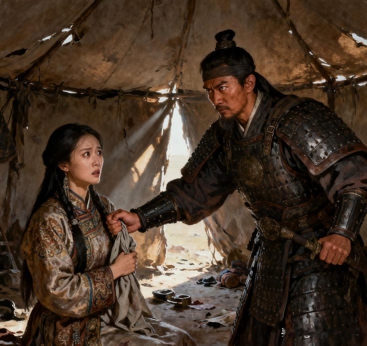 洪武二十一年春，大将军蓝玉带着十五万大军在草原上搜寻了一个多月，粮草将尽却连北元