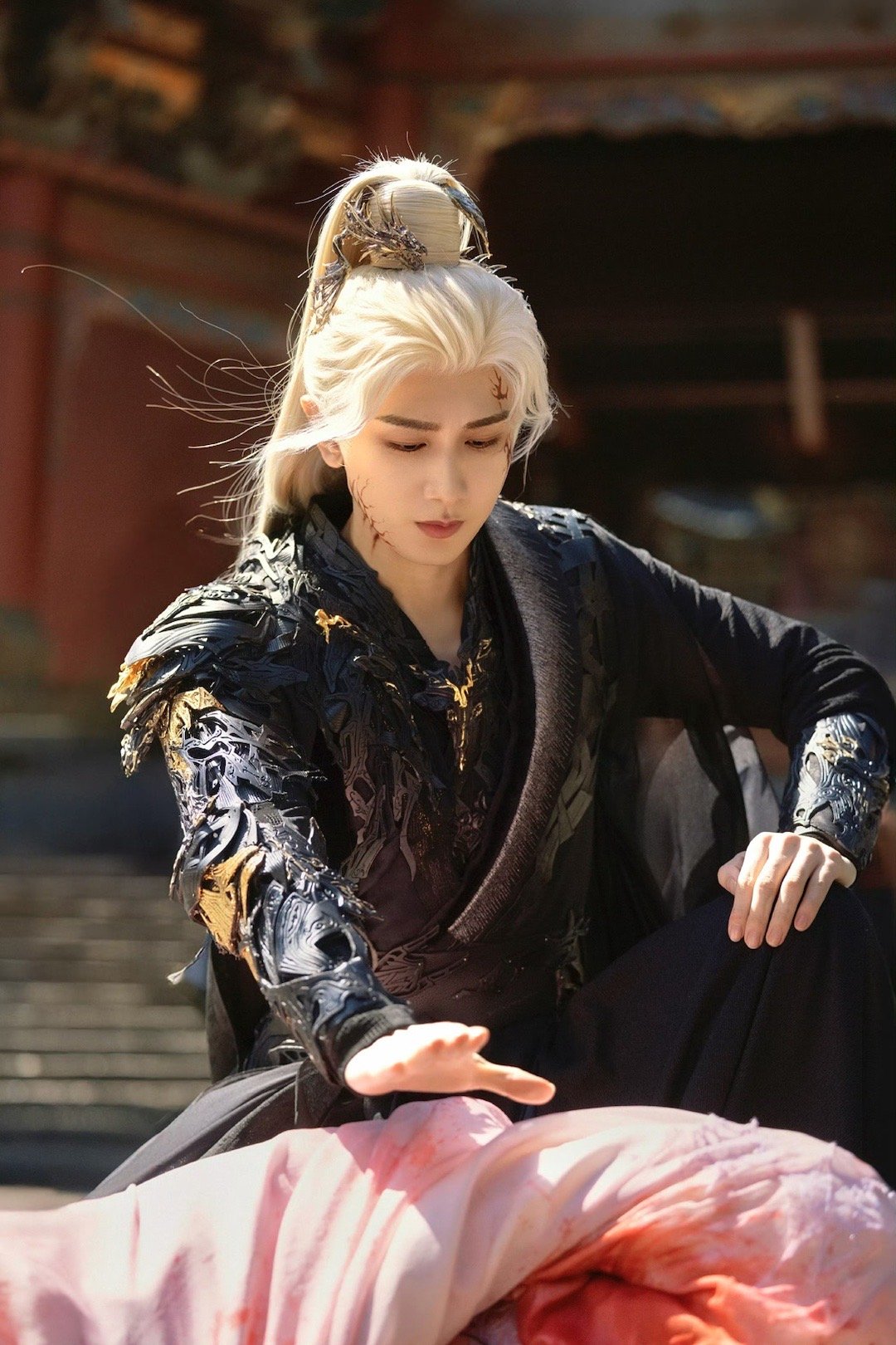 王权富贵被万剑穿心万剑穿心终不悔，此心已寻己之道。成毅这段表演太戳心！雪夜白衣染