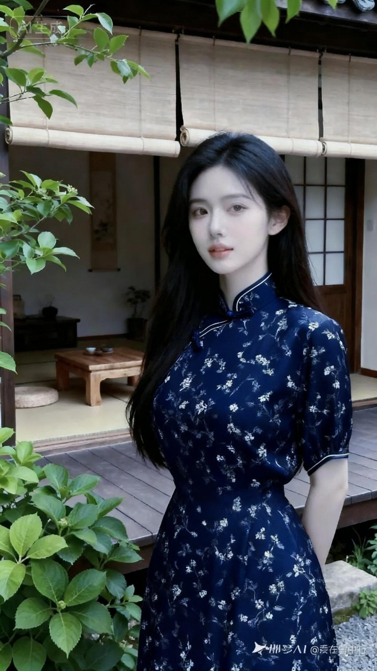 小碎花旗袍分享美女穿搭服饰如何把旗袍穿出自己的气质