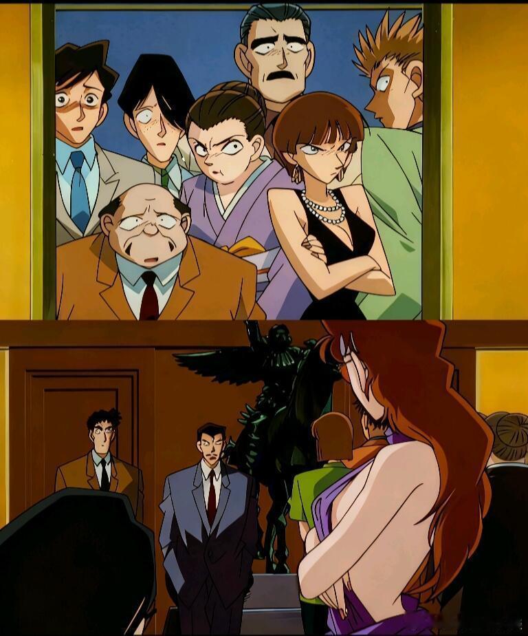 名侦探柯南里的早期构图