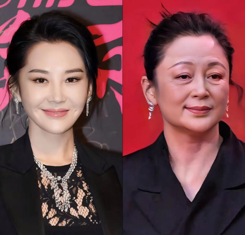 不结婚不生孩子真的老的慢吗？陈红只比许晴大一岁，许晴没结婚没生孩子，陈红生了两