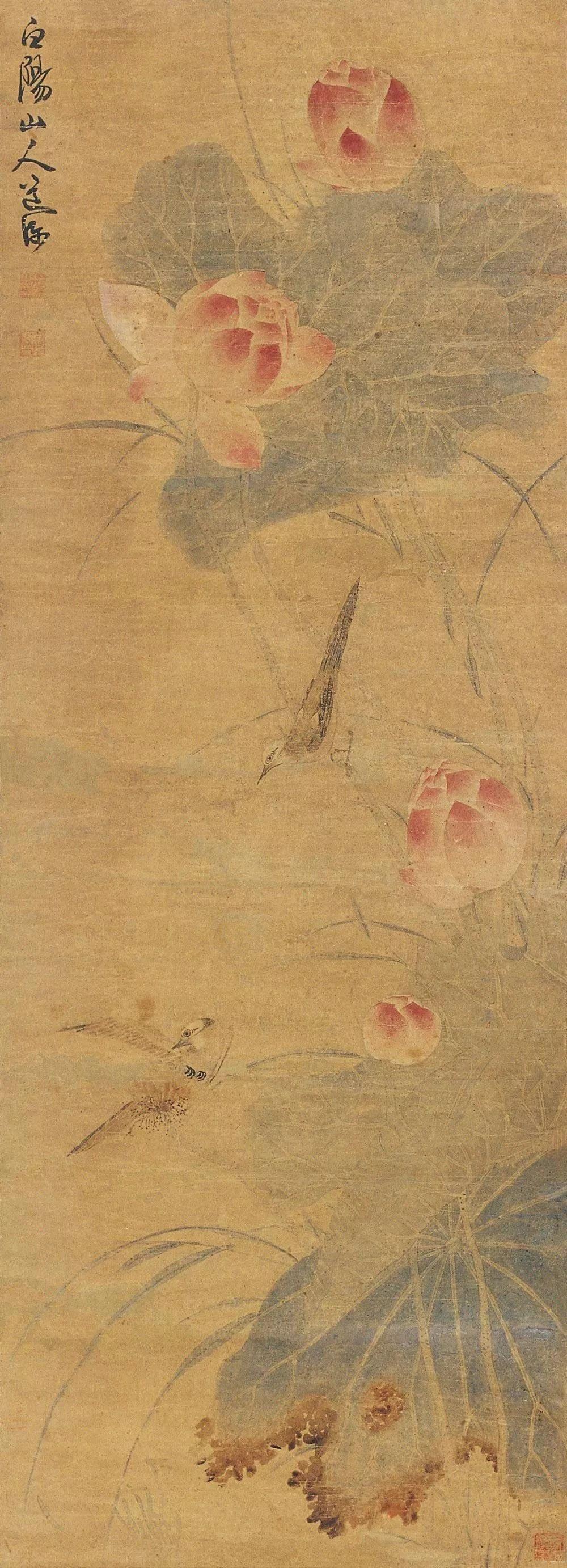 【青藤之前，白阳开宗：陈淳花鸟画的承古开今】在写意花鸟画史上，总有“青藤白阳