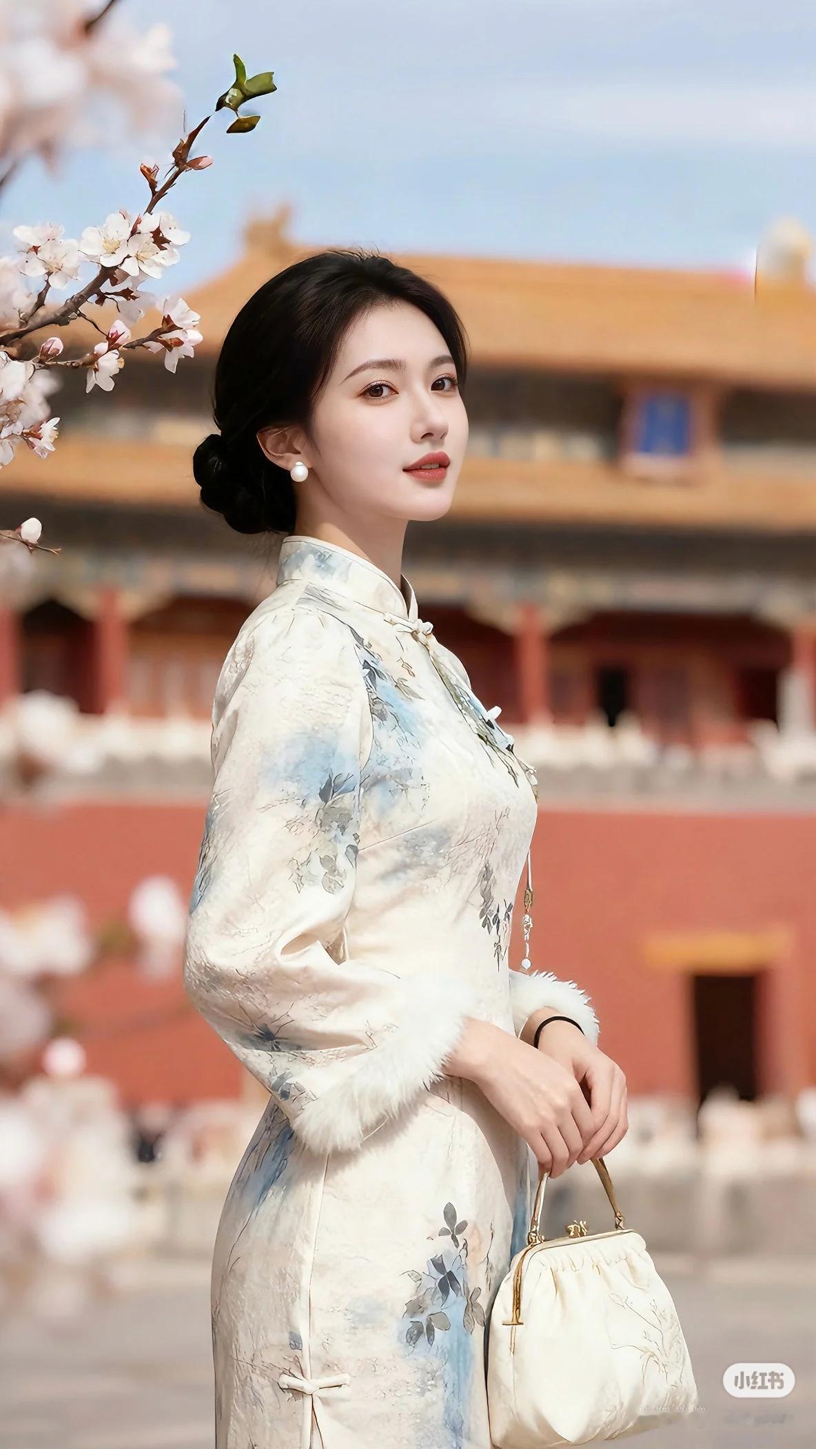 优雅与性感，你会怎么选美女旗袍穿搭写真