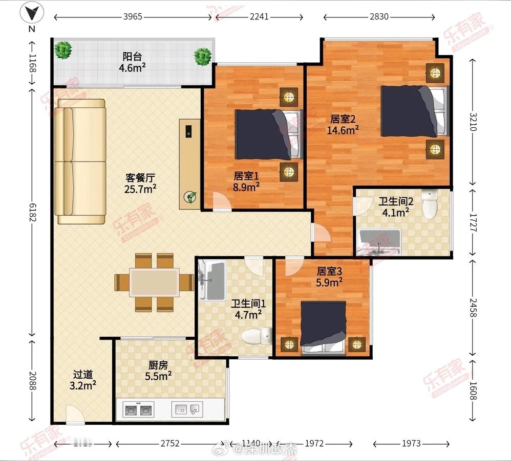 龙华港铁天颂笋盘成交：89平365万，单价4.1万。地铁上盖不香了吗？高峰期单价