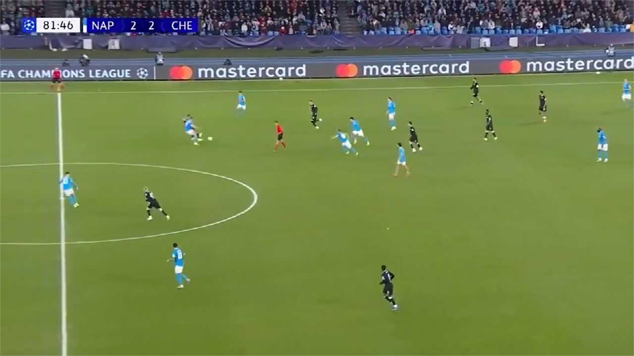 逆转！慢镜还原切尔西第82分钟逆天绝杀那不勒斯，全场沸腾