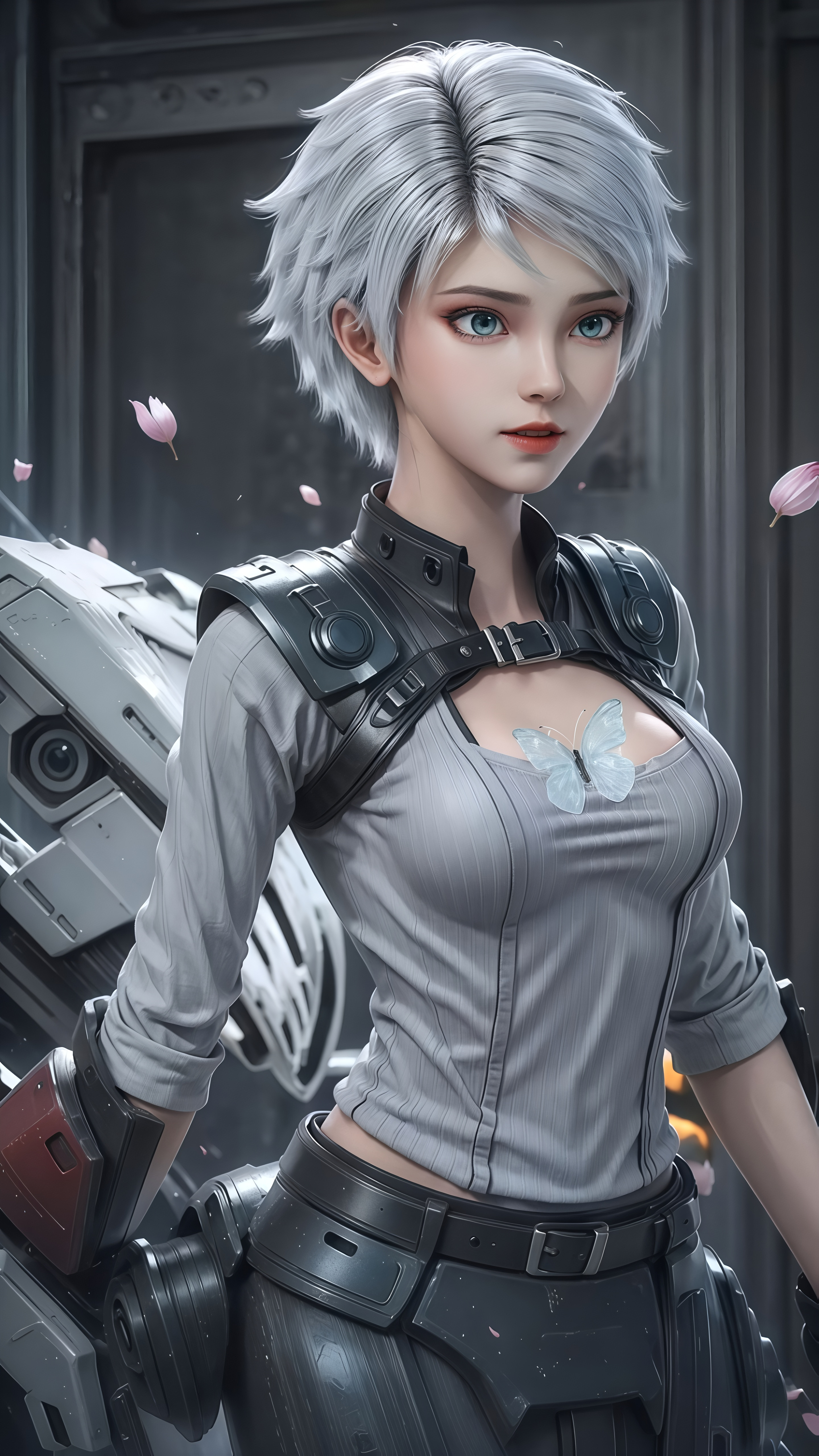 「国漫女神」《灵笼》冉冰壁纸：灯塔上民，猎荒者的副官，猎荒者首屈一指的狙击手！