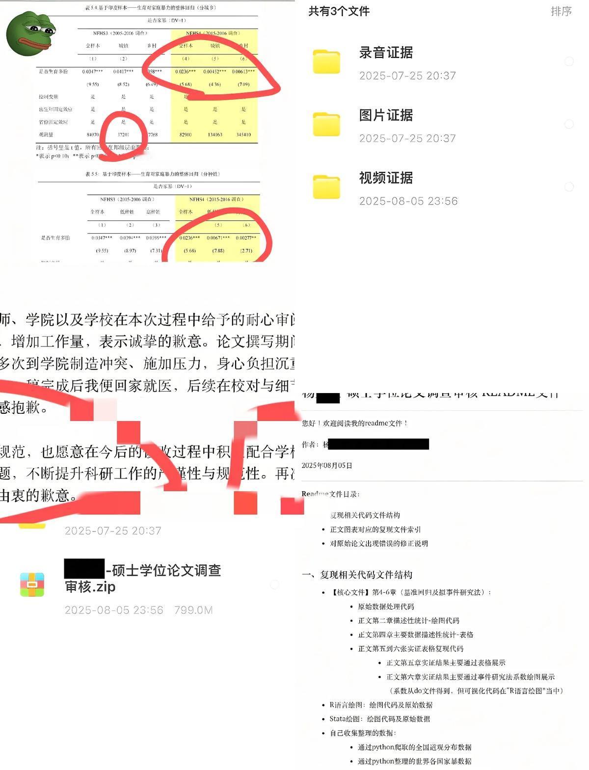 硕士毕业还能改论文？武大杨某媛真这么干了。8月6日晚，她把论文偷偷改完，