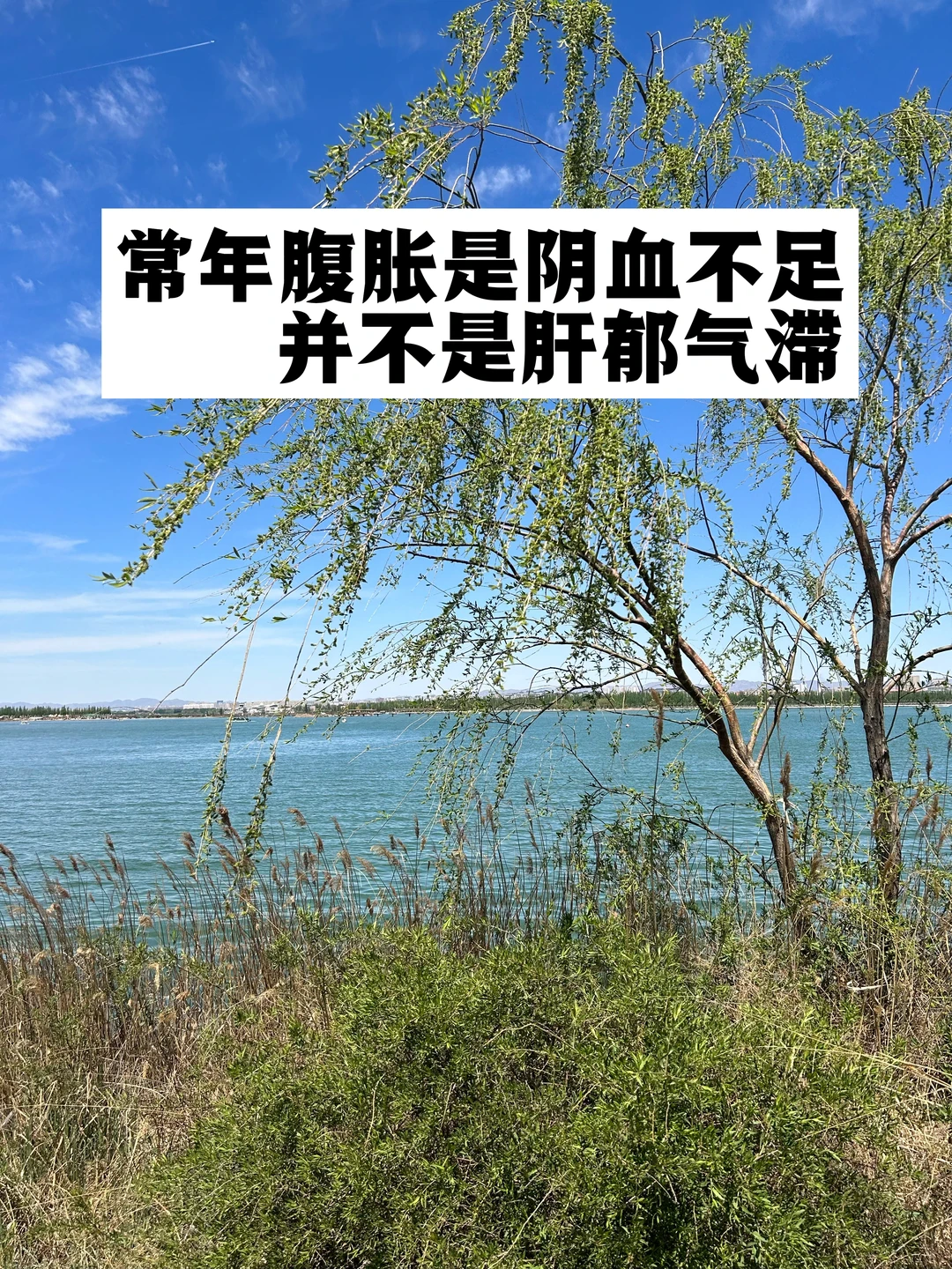 常年腹胀是阴血不够，并不是肝郁气滞！