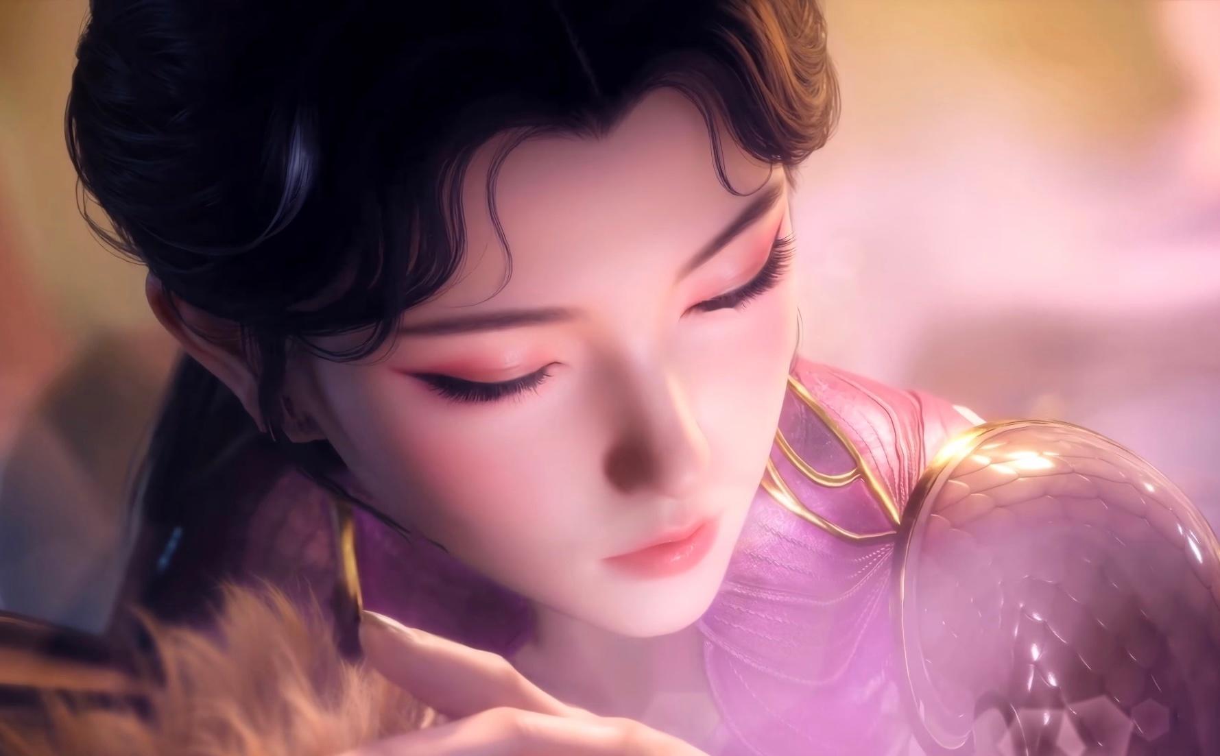 姐姐有如此美貌秦牧还能过舞堂这关。不愧是玄机的建模，秦牧这小子艳福不浅啊！动漫x