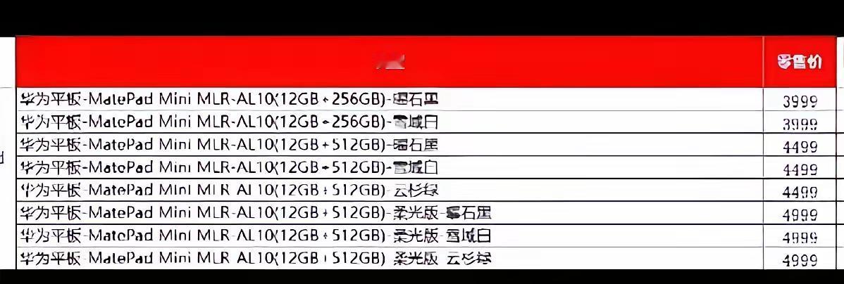 华为matepadmini现在的定价还是有点贵。8.8寸的比例还是很尴尬，