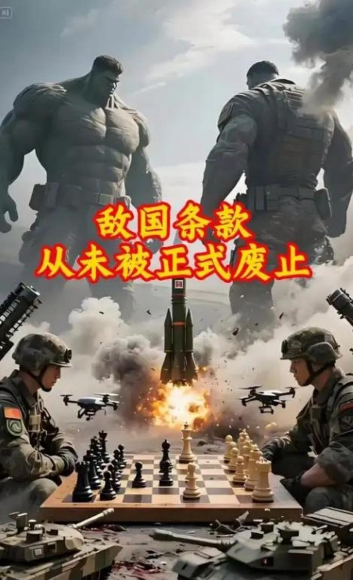 一旦中日开战，俄罗斯大概率跟着启动“敌国条款”。美国如果要继续取得驻军日本的权力