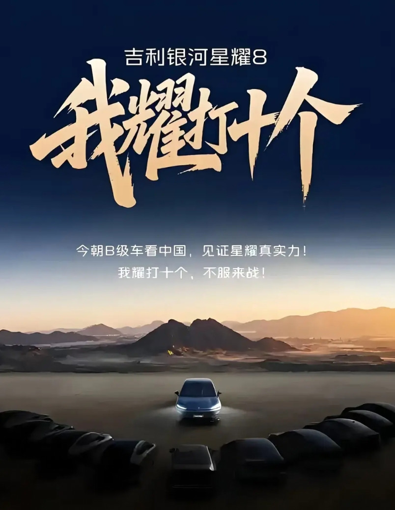 吉利什么时候学到叶问的魄力，我要一个打十个，原来是有几把刷子，吉利星河星耀8从5