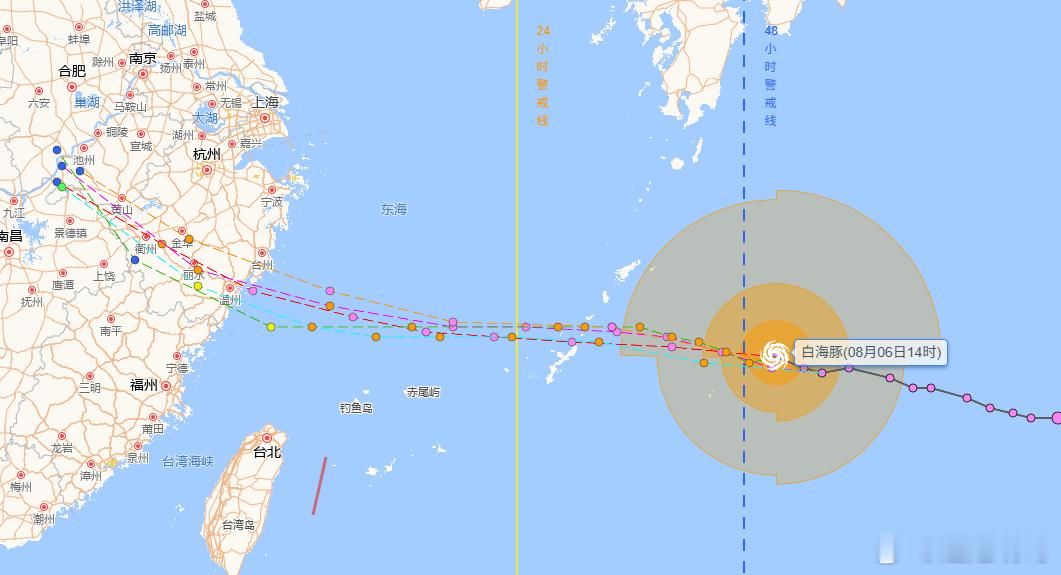【台风白海豚·14时最新路径】直指浙江沿海！A股应急保供+抗台风概念周四下午紧