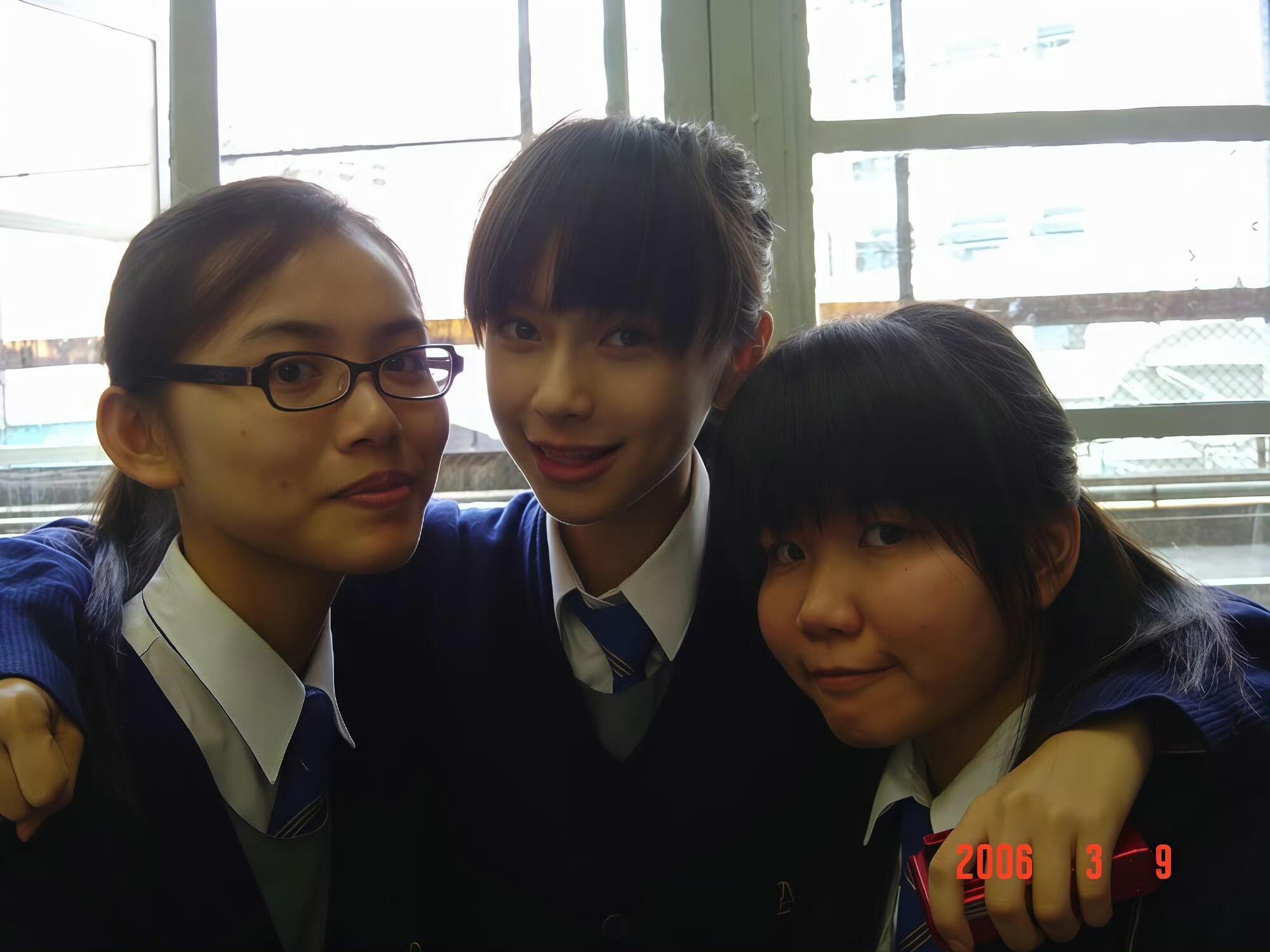 高中时期的Angelababy狗啃刘海依旧权威！！！🎞️