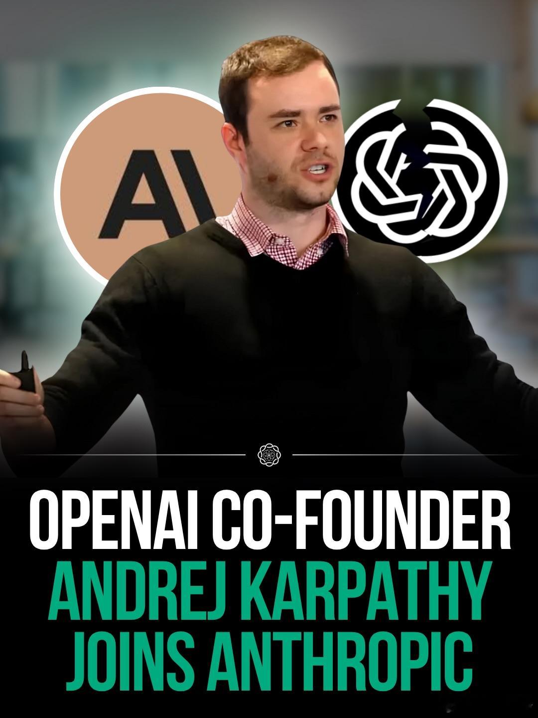 昨晚这消息有点劲爆哇。卡帕西昨天官宣加入Anthropic了，他是Open