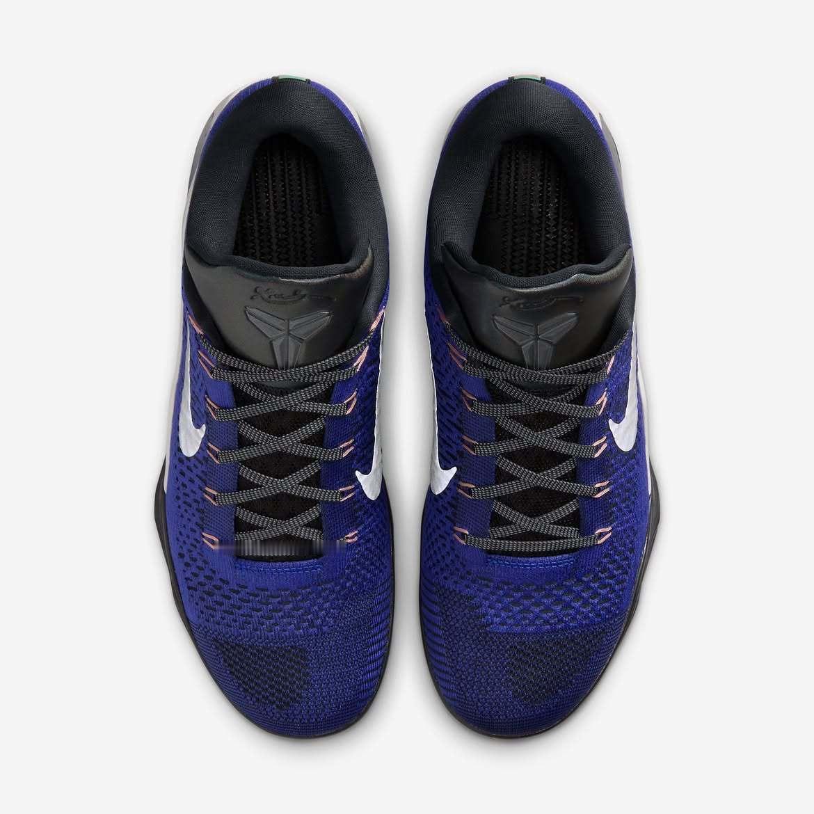 Kobe9EliteLowProtroEYBLPE后跟位置印着：St